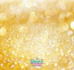 Backdrop - Golden Bling Bokeh