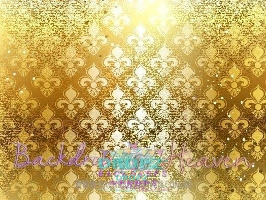 Backdrop - Golden Damask