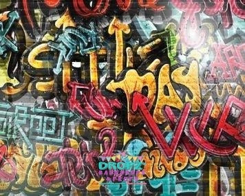 Backdrop - Graffiti Street Wall