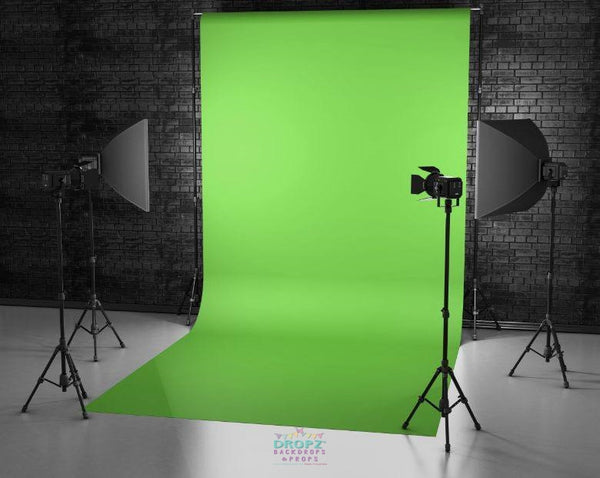 Backdrop - Green Screen Chroma Key Vinyl Backdrop