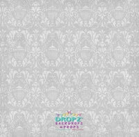 Backdrop - Grey Damask "Vinnie"
