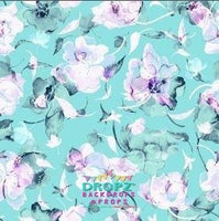 Backdrop - Hand Painted Floral Chantelle
