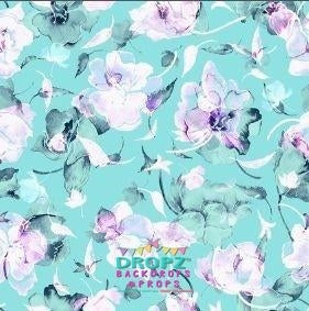 Backdrop - Hand Painted Floral Chantelle