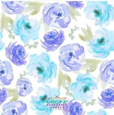 Backdrop - Hand Painted Floral Josie