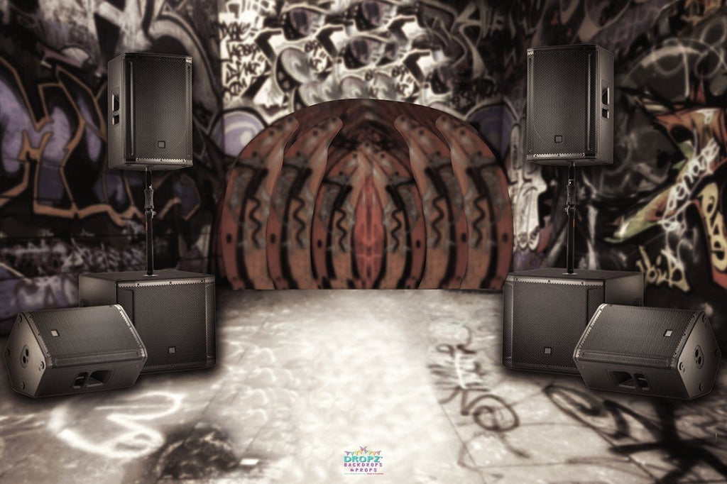 Rapper Backdrops Hip Hop Graffiti Photography Background | Dropz Backdrops | Dropz ...