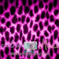 Backdrop - Hot Pink Leopard Spots