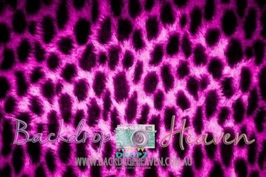 Backdrop - Hot Pink Leopard Spots