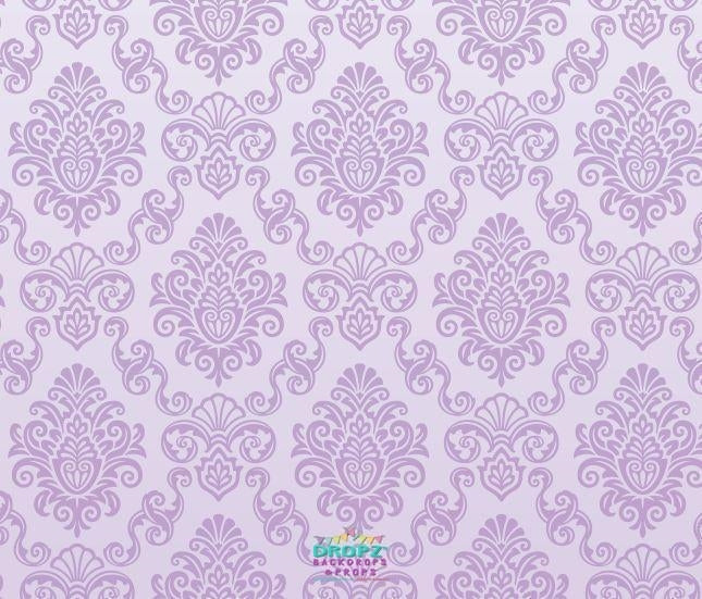 Backdrop - Lavender Damask
