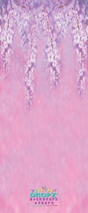 Backdrop - Lavender Rose Painted Blossoms