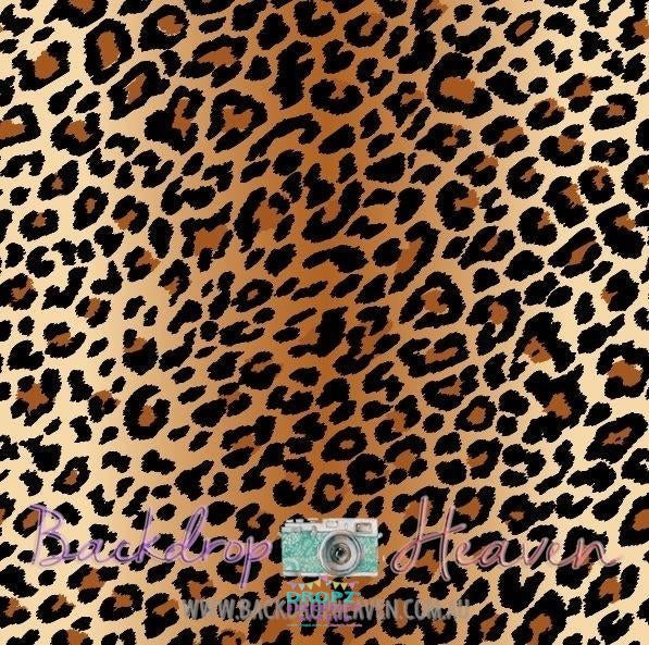 Backdrop - Leopard Fur Print