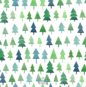 Backdrop - Mini Christmas Trees