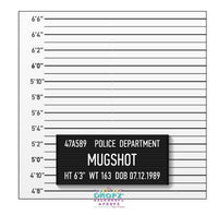 Backdrop - Mugshot Prison Photo Jail Background
