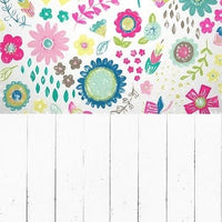 Backdrop - Painted Blooms Wall & Floor