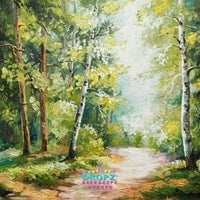 Backdrop - Painted Bushland Walk
