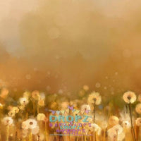 Backdrop - Painted Dandelion Portrait