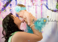 Backdrop - Painted Floral Portrait
