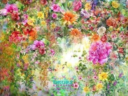 Backdrop - Painted Floral Sensations