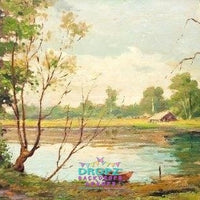 Backdrop - Painted Lake Portrait