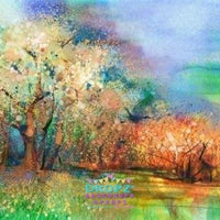 Backdrop - Painted Portrait Tree Haven