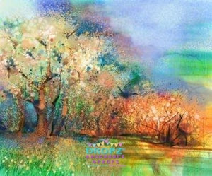 Backdrop - Painted Portrait Tree Haven