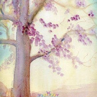 Backdrop - Painted Purple Tree