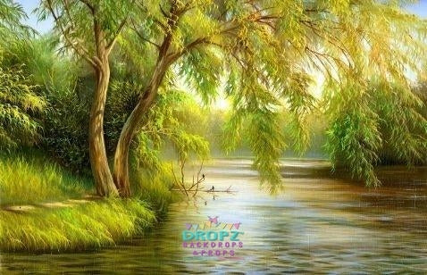 Backdrop - Painted River Willow