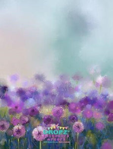 Backdrop - Painted Violets