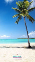 Backdrop - Palm Tree Beach
