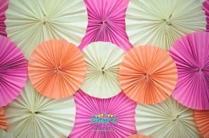 Backdrop - Paper Rosettes Bloom