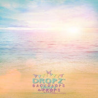 Backdrop - Pastel Beach Portrait