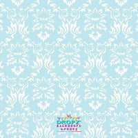 Backdrop - Pastel Blue Damask