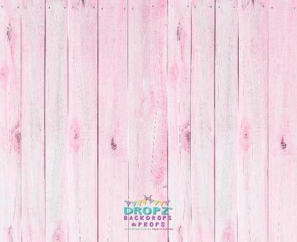 Backdrop - Pastel Pink Wood