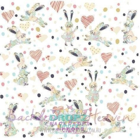 Backdrop - Patchwork Bunnies