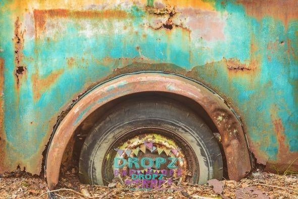 Backdrop - Patina Vintage Car