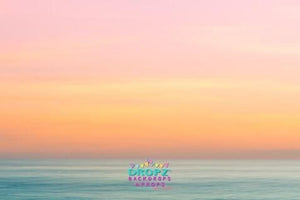 Backdrop - Perfect Pastel Beach Sky