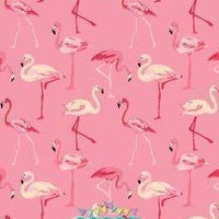 Backdrop - Pink Flamingo's