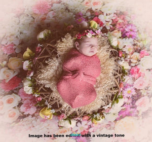 Backdrop - Pretty Floral Collage