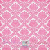 Backdrop - Pretty Pink Damask
