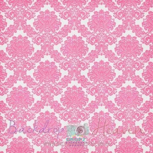 Backdrop - Pretty Pink Damask
