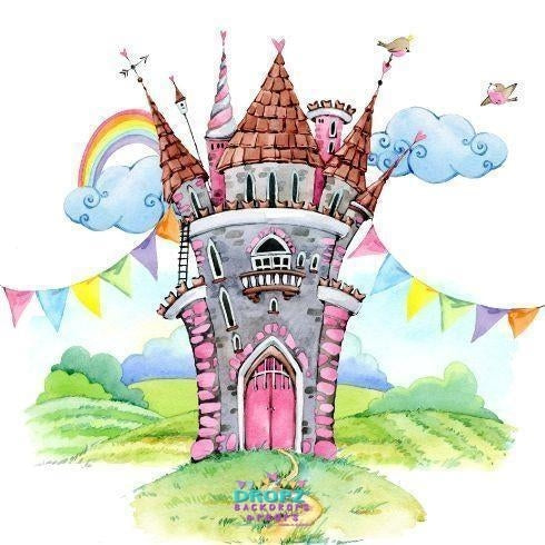 Backdrop - Princess Castle Backdrop