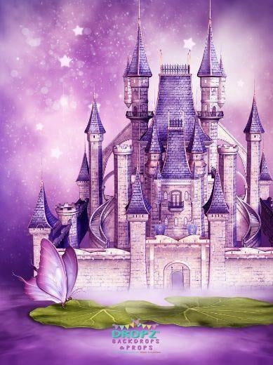 Backdrop - Purple Fantasia Castle