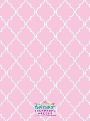 Backdrop - Quarterfoil Lattice - Choose A Color