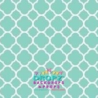 Backdrop - Quarterfoil Lattice - Choose A Color