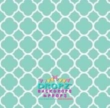 Backdrop - Quarterfoil Lattice - Choose A Color