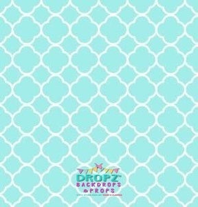 Backdrop - Quarterfoil Lattice - Choose A Color