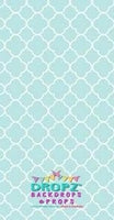 Backdrop - Quarterfoil Lattice - Choose A Color