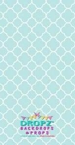 Backdrop - Quarterfoil Lattice - Choose A Color