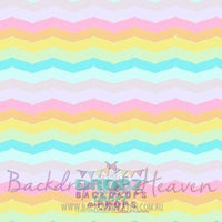 Backdrop - Rainbow Pastel Chevron