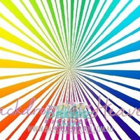 Backdrop - Rainbow Sunburst