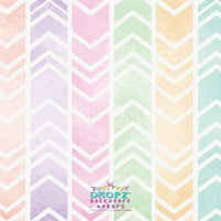 Backdrop - Rainbow Watercolor Chevron Arrows